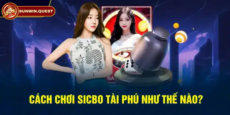 Hướng dẫn người mới cách chơi Sicbo Tài Phú chuẩn nhất